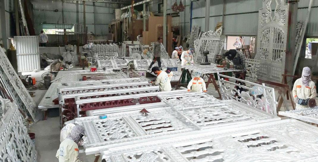 Nhôm đúc có ưu điểm thực hiện gia công dễ dàng